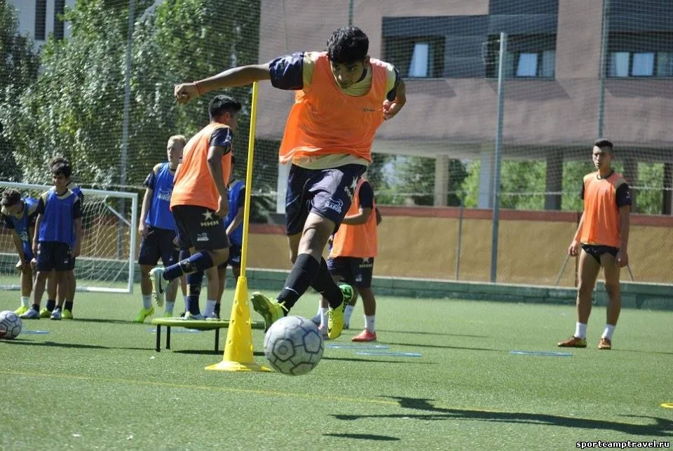 Campus de fútbol en invierno
